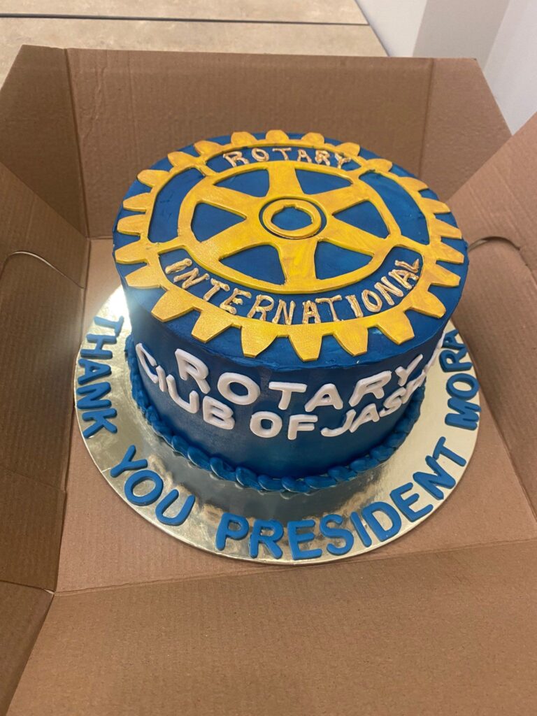 Thank You Cake For Rotary President